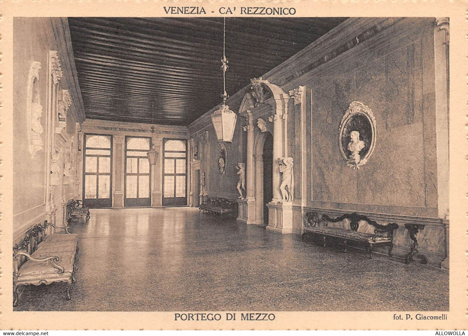 10971"MOSTRA DEL SETTECENTO VENEZIANO A PALAZZO REZZONICO-VENEZIA 1936-12 CARTOLINE SERIE III"VERA FOTO -CART NON SPED