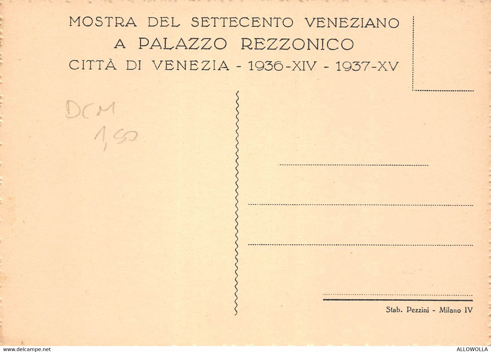 10971"MOSTRA DEL SETTECENTO VENEZIANO A PALAZZO REZZONICO-VENEZIA 1936-12 CARTOLINE SERIE III"VERA FOTO -CART NON SPED
