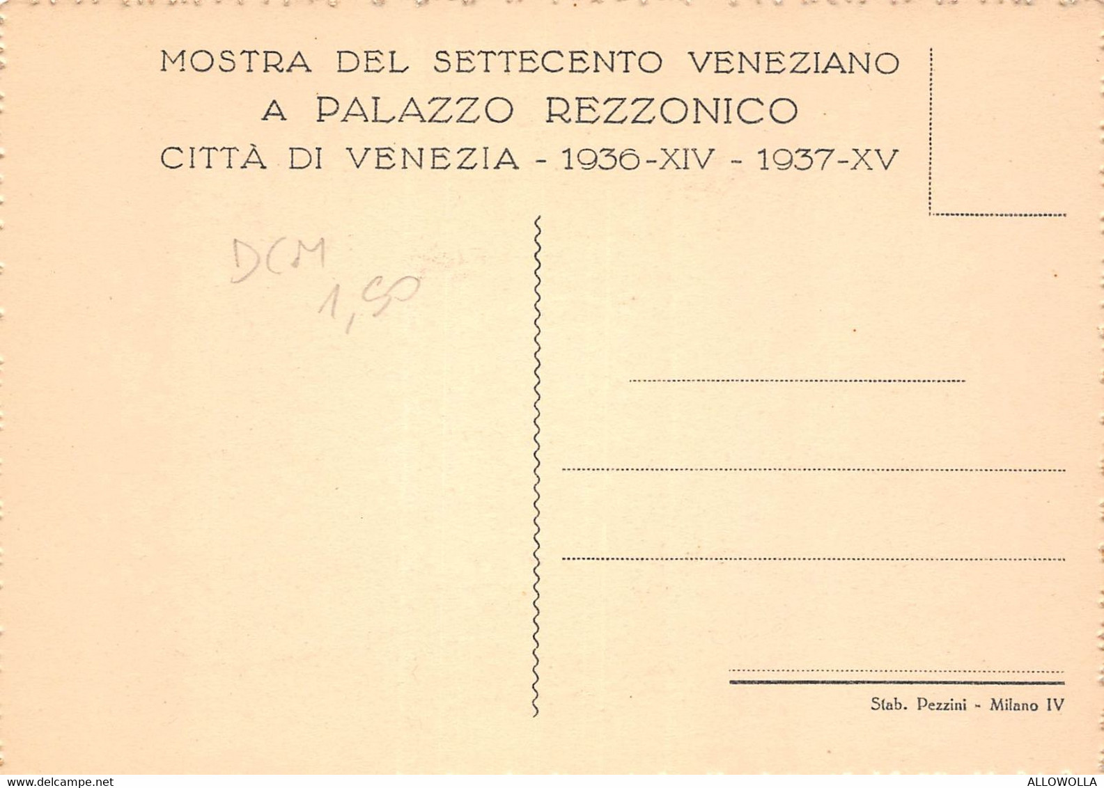 10971"MOSTRA DEL SETTECENTO VENEZIANO A PALAZZO REZZONICO-VENEZIA 1936-12 CARTOLINE SERIE III"VERA FOTO -CART NON SPED