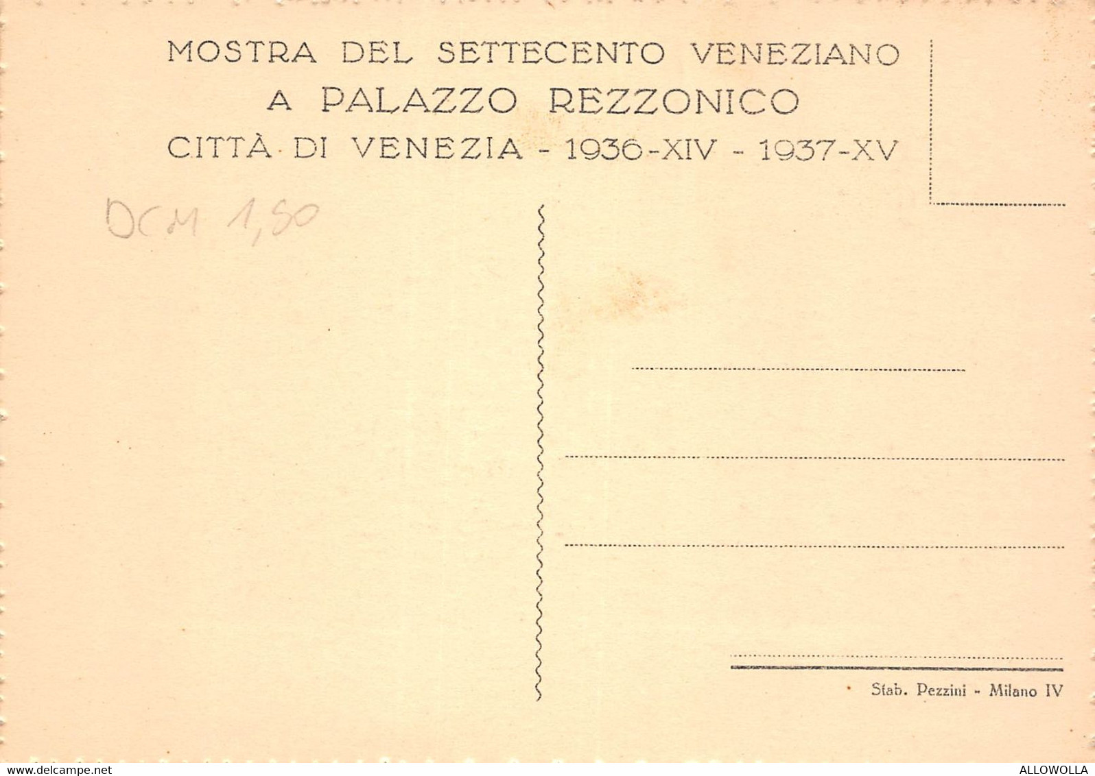 10971"MOSTRA DEL SETTECENTO VENEZIANO A PALAZZO REZZONICO-VENEZIA 1936-12 CARTOLINE SERIE III"VERA FOTO -CART NON SPED