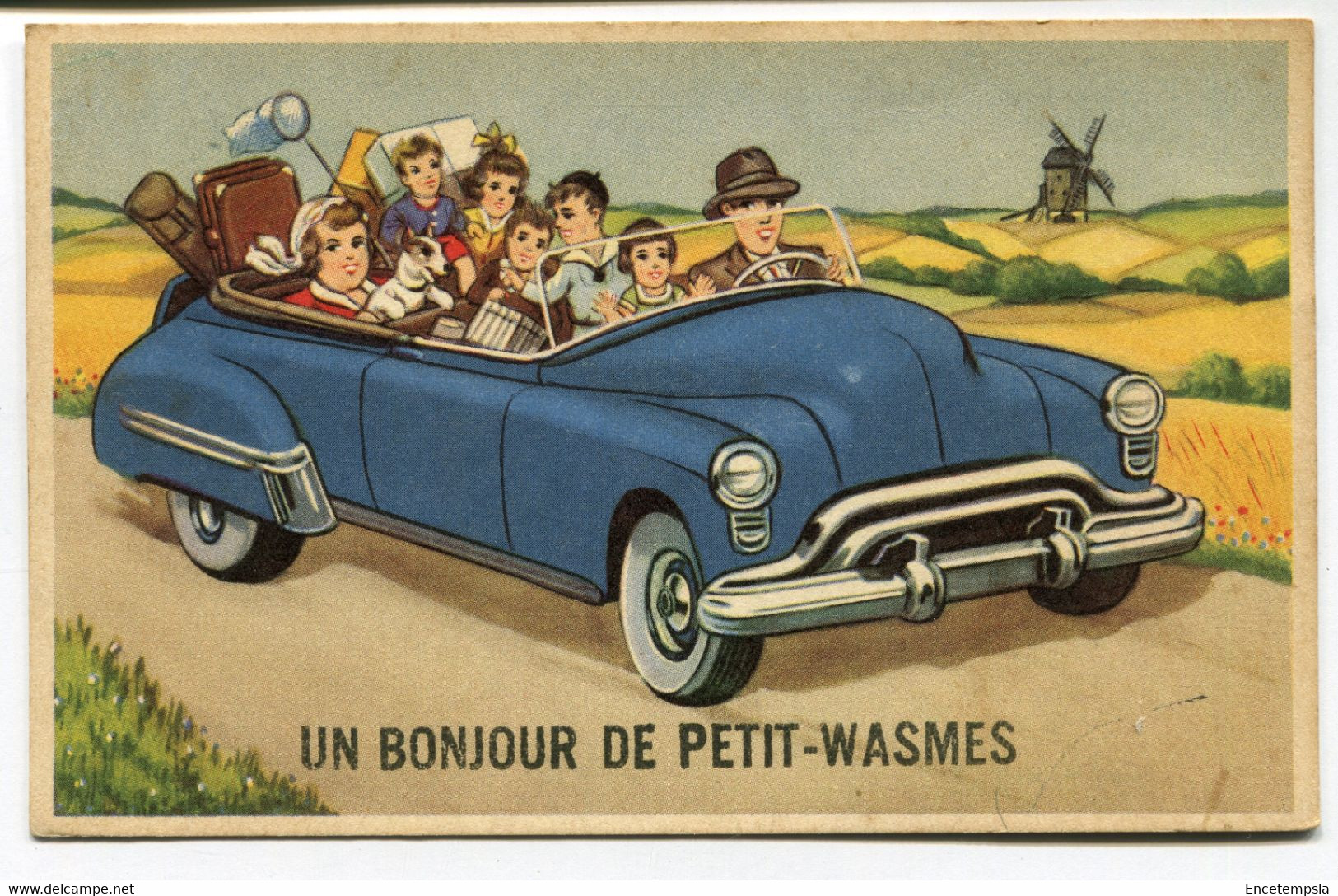 CPA - Carte Postale - Belgique - Wasmes - Un Bonjour De Petit Wasmes (DG15219) - Colfontaine