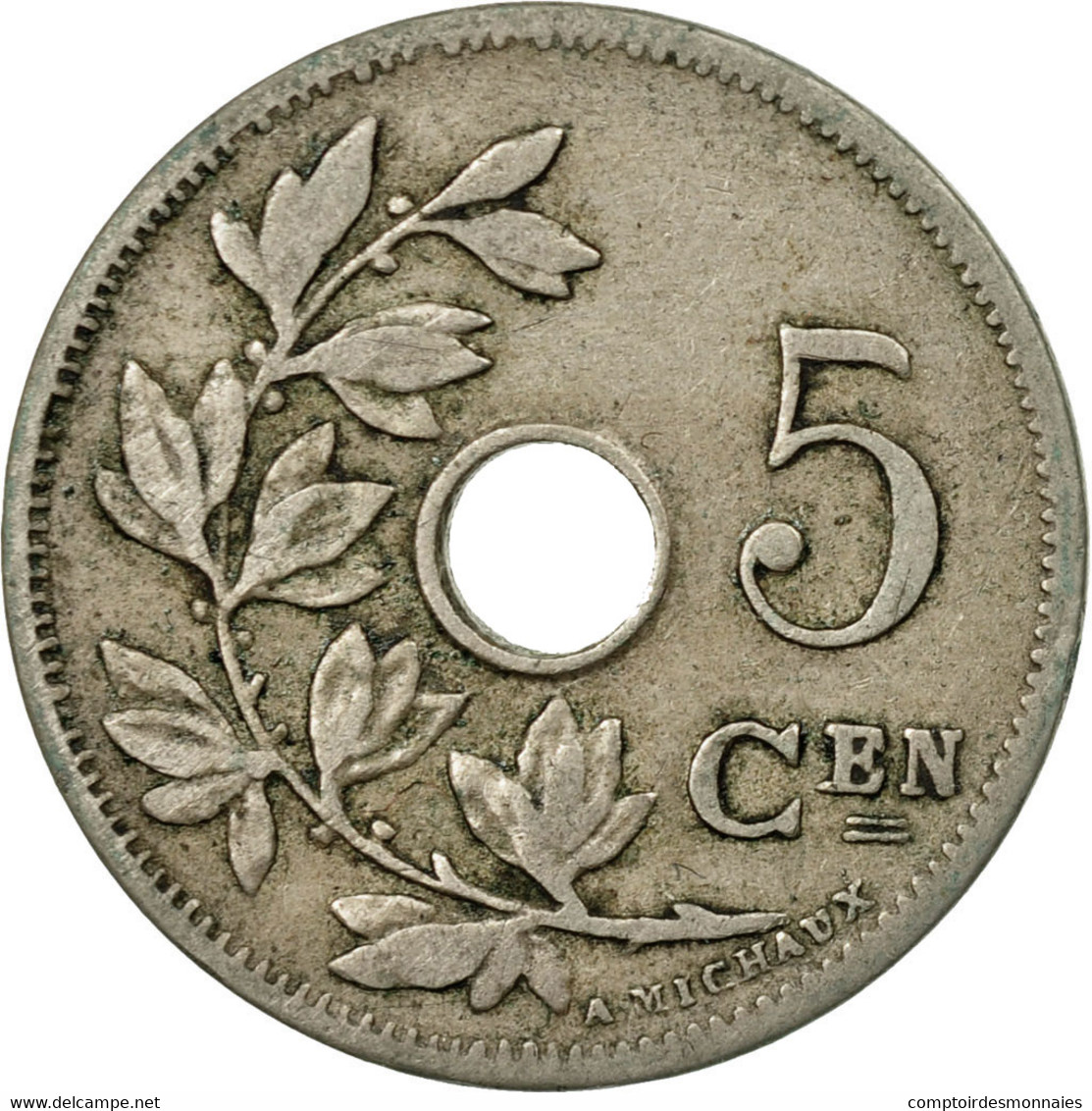 Monnaie, Belgique, 5 Centimes, 1904, TTB, Copper-nickel, KM:55 - 5 Centimes