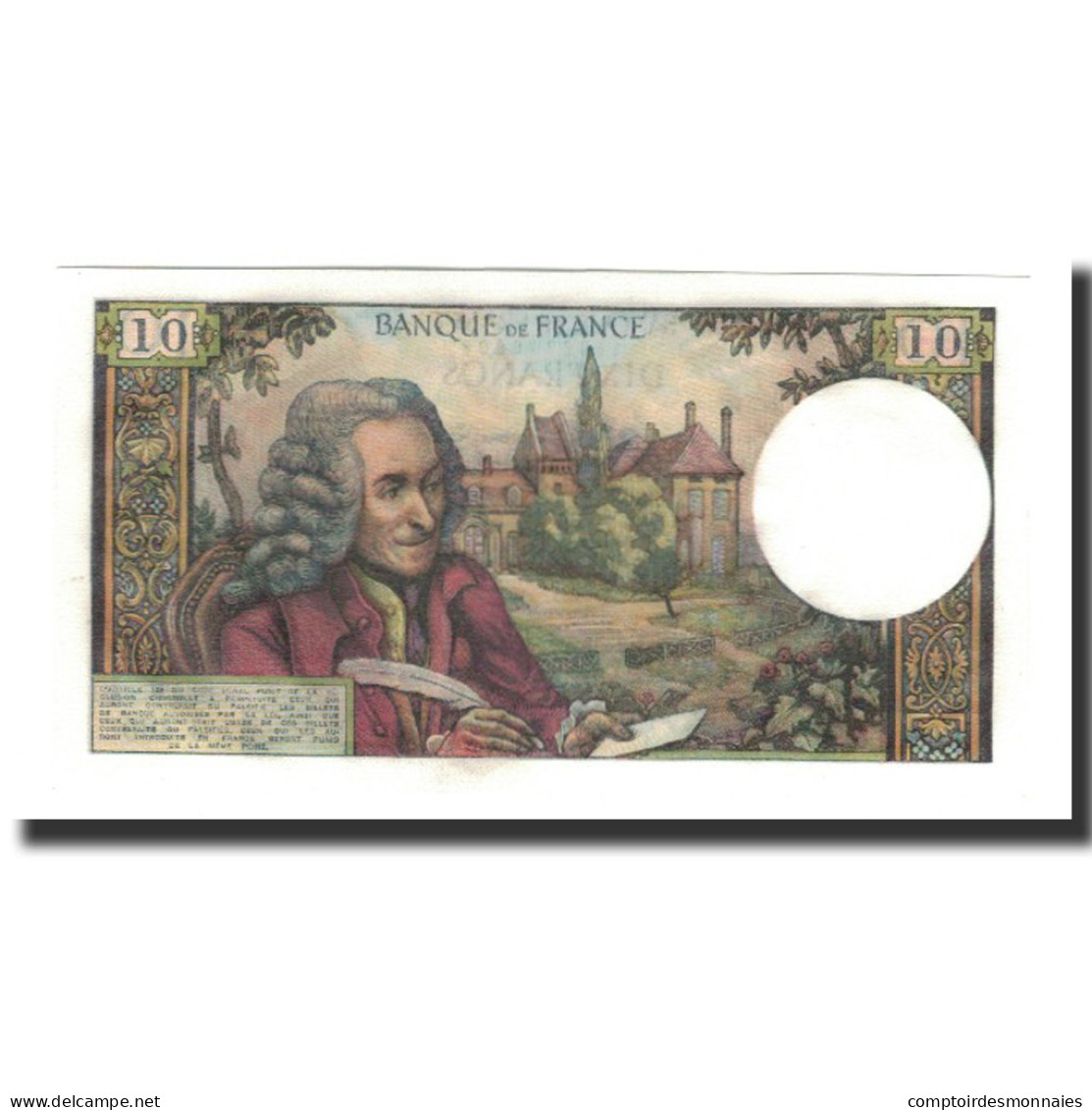 France, 10 Francs, 1969-03-06, NEUF, Fayette:62.37, KM:147c - 10 F 1963-1973 ''Voltaire''