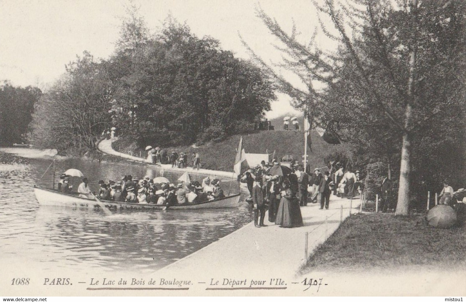 Bois De Boulogne  -   Le Départ Pour L'Ile - - Otros & Sin Clasificación