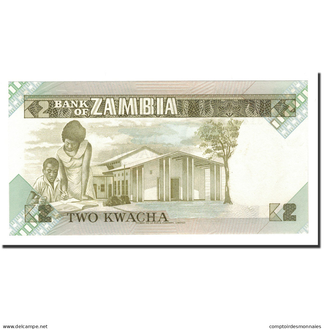 Billet, Zambie, 2 Kwacha, Undated (1980-88), KM:24a, NEUF - Zambie