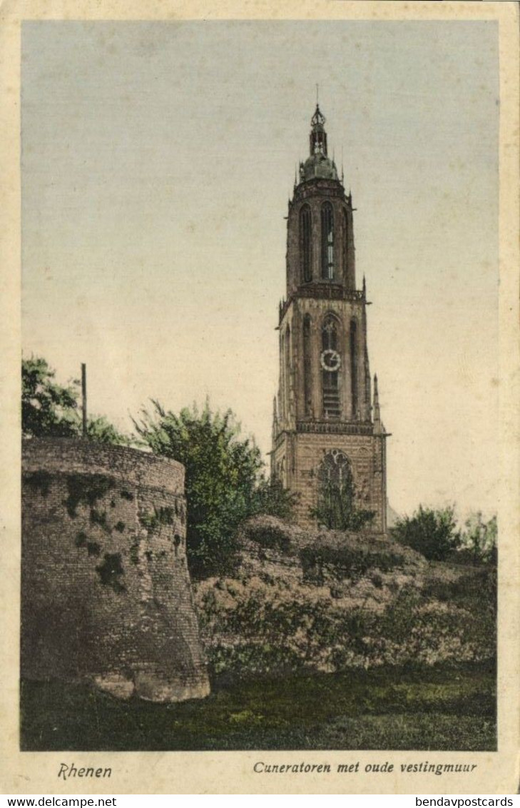 Nederland, RHENEN, Cuneratoren Met Oude Vestingmuur (1926) Ansichtkaart - Rhenen