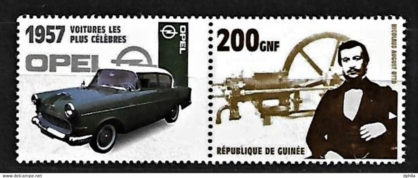 2002 R. De Guinée, OTTO + Otto Engine - OPEL Olympia, 1957, MNH - Coches