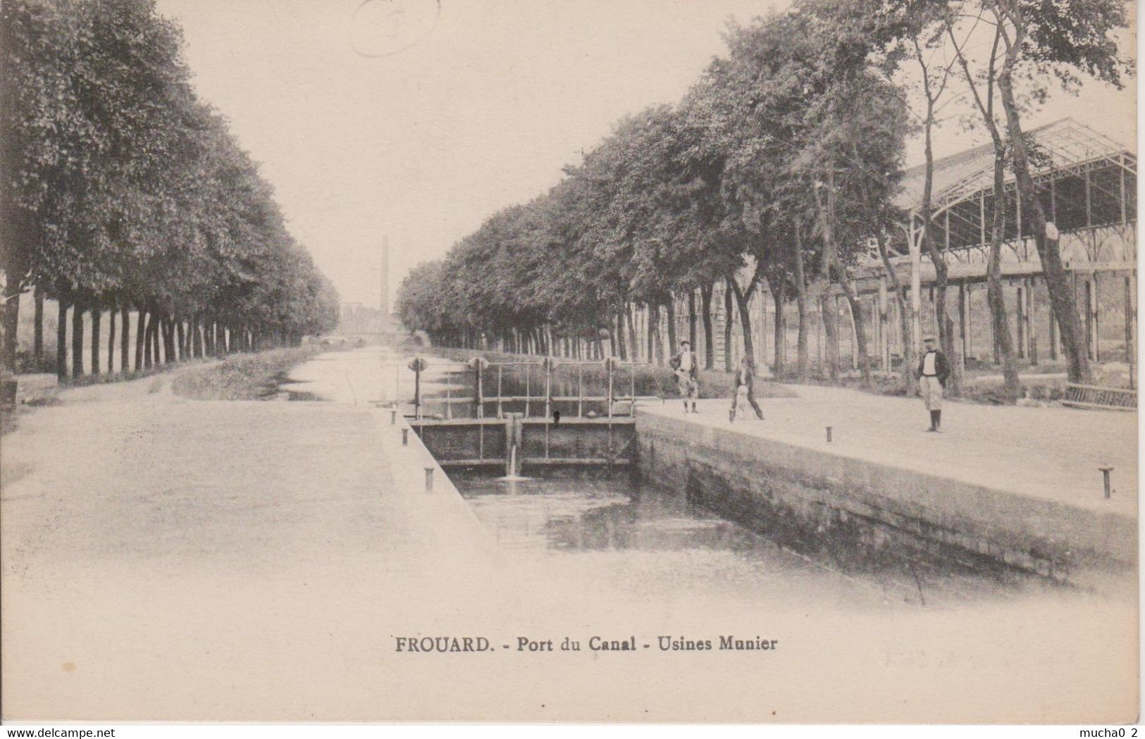 54 - FROUARD - PORT DU CANAL - USINES MUNIER - Frouard