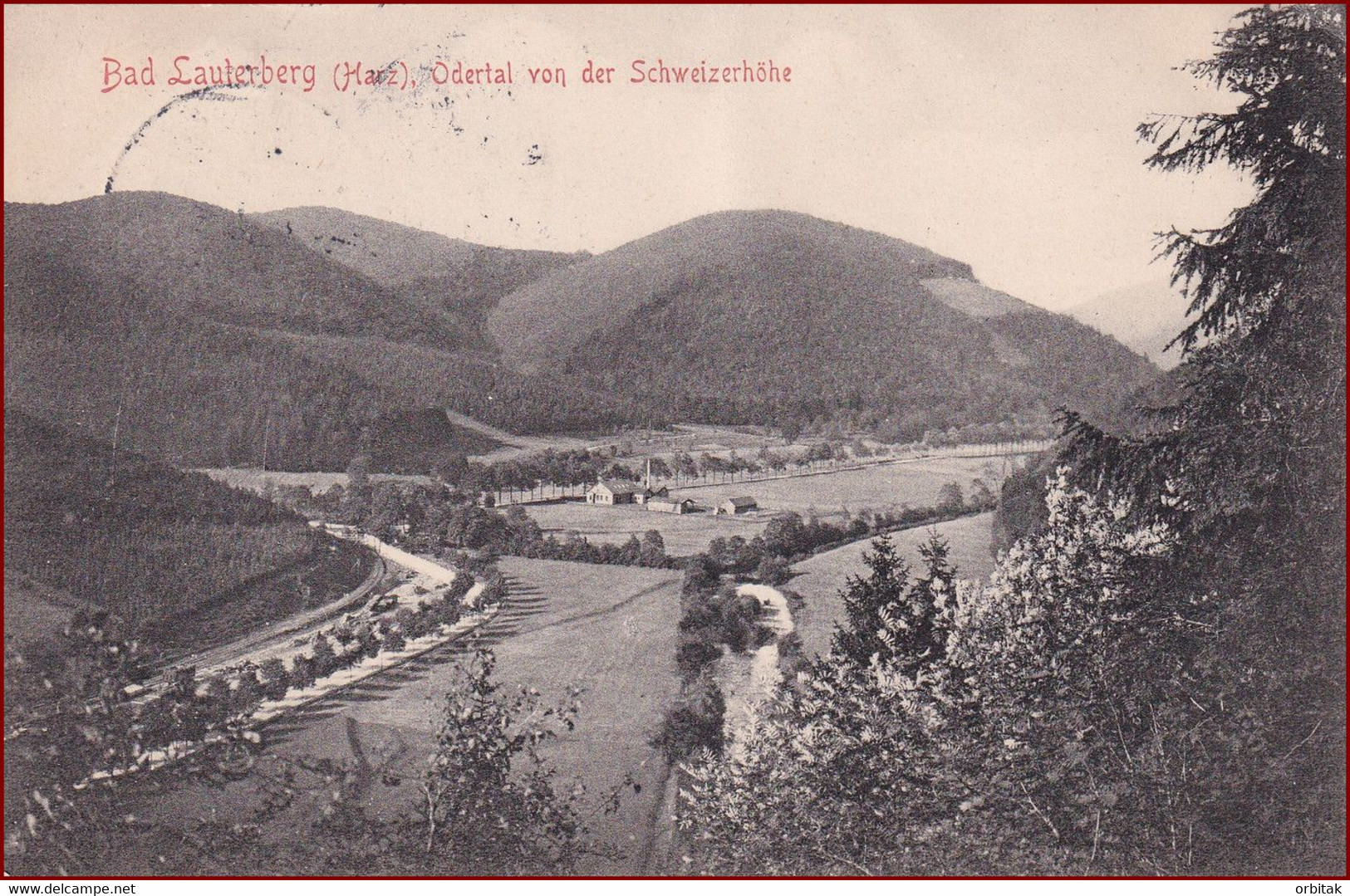 Bad Lauterberg Im Harz * Odertal Von Der Schweizerhöhe, Stengel Nr. 24880 * Deutschland * AK584 - Bad Lauterberg