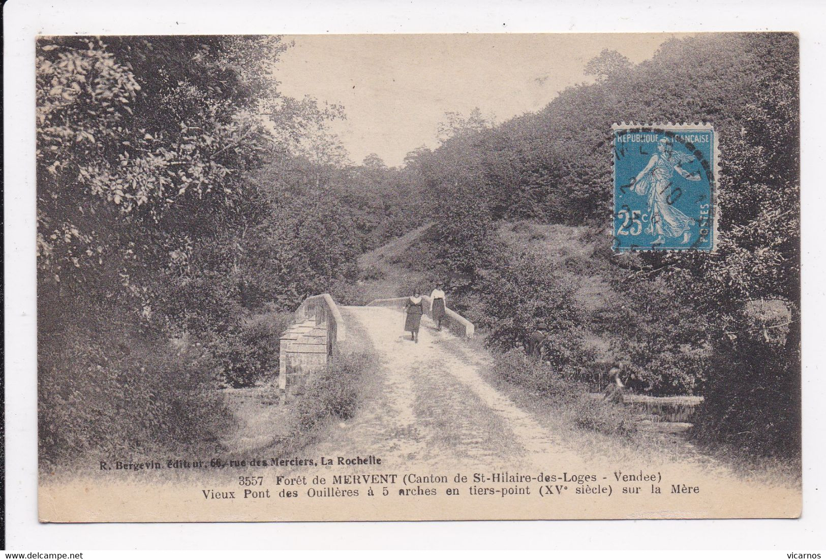 CP 85 Forêt De Mervant Vieux Pont Des Ouillères - Saint Hilaire Des Loges