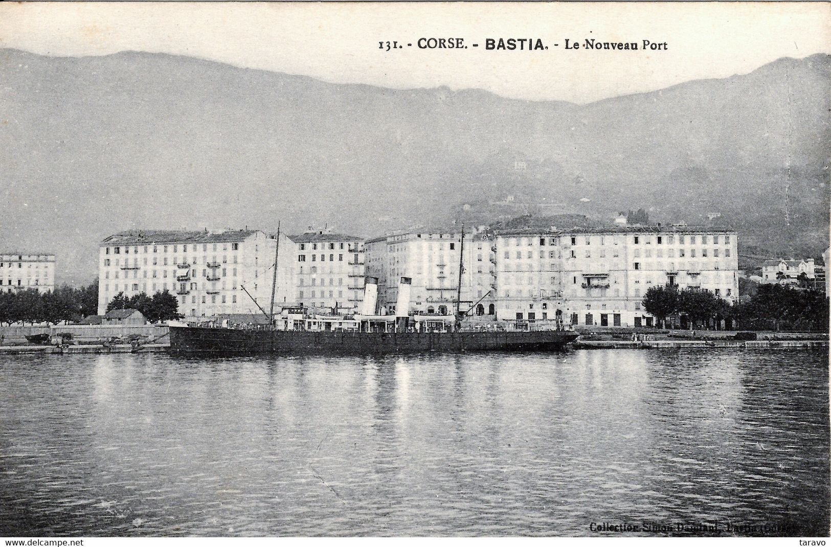 CORSE - BASTIA - DEUX COURRIERS A QUAI AU NOUVEAU PORT - Bastia