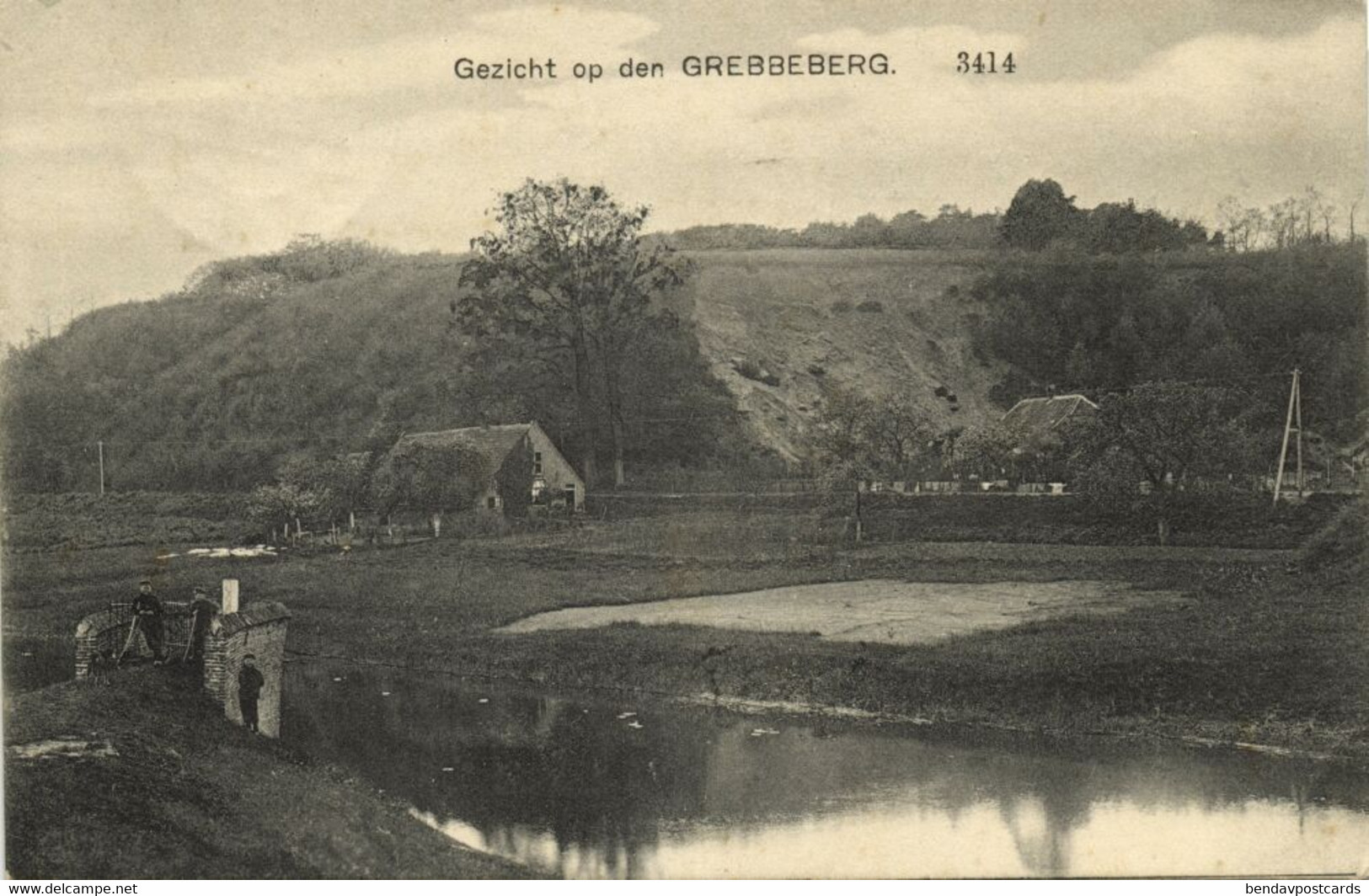 Nederland, RHENEN, Gezicht Op Den Grebbeberg (1910) Nauta 3414 Ansichtkaart - Rhenen