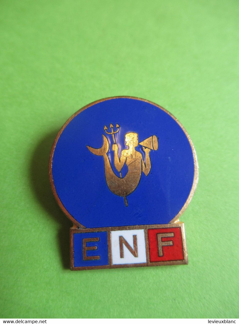 Médaille De  Sport Ancienne/Insigne/NATATION/Bronze Cloisonné émaillé/Secrétariat D'Etat /Triton /vers 1970-1980  SPO357 - Zwemmen