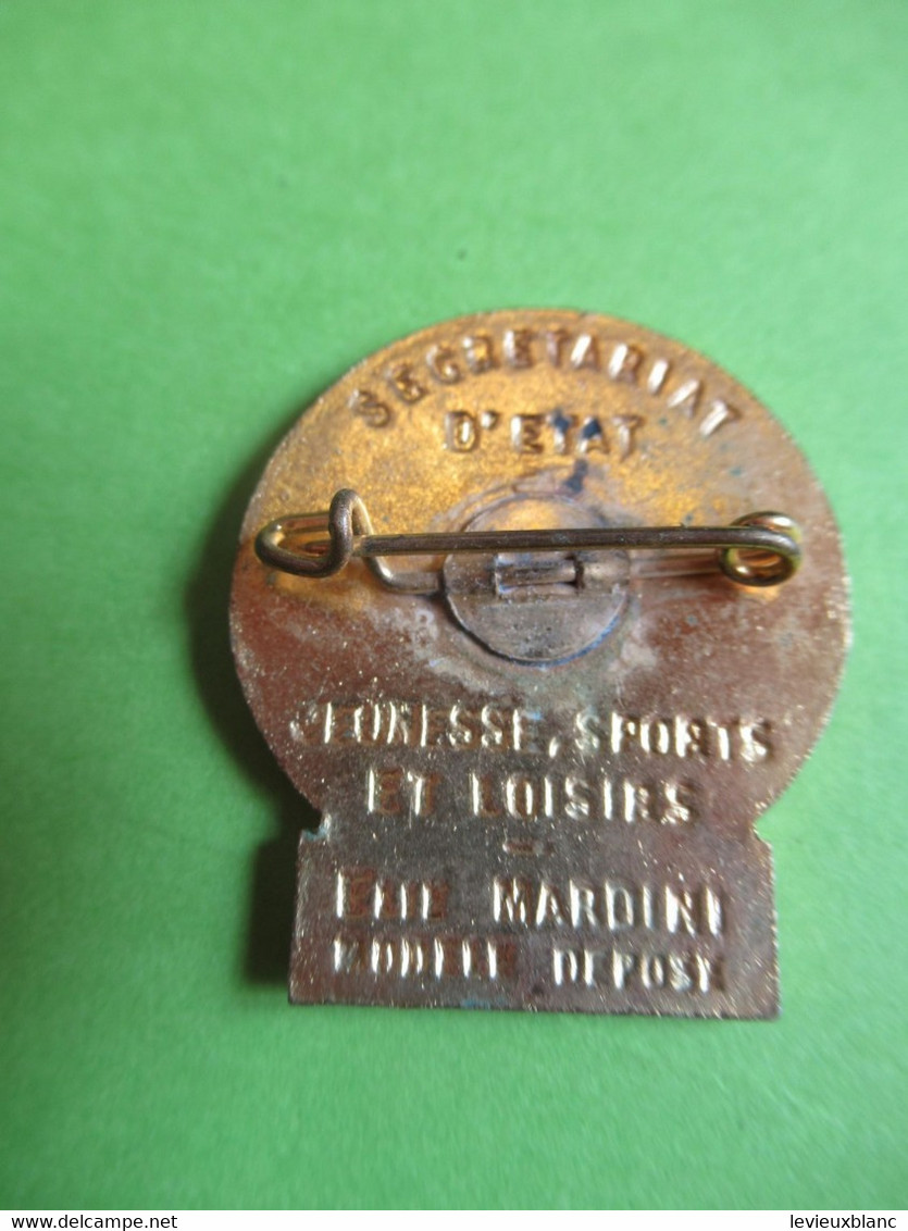Médaille De  Sport Ancienne/Insigne/NATATION/Bronze Cloisonné émaillé/Secrétariat D'Etat /Triton /vers 1970-1980  SPO357 - Zwemmen
