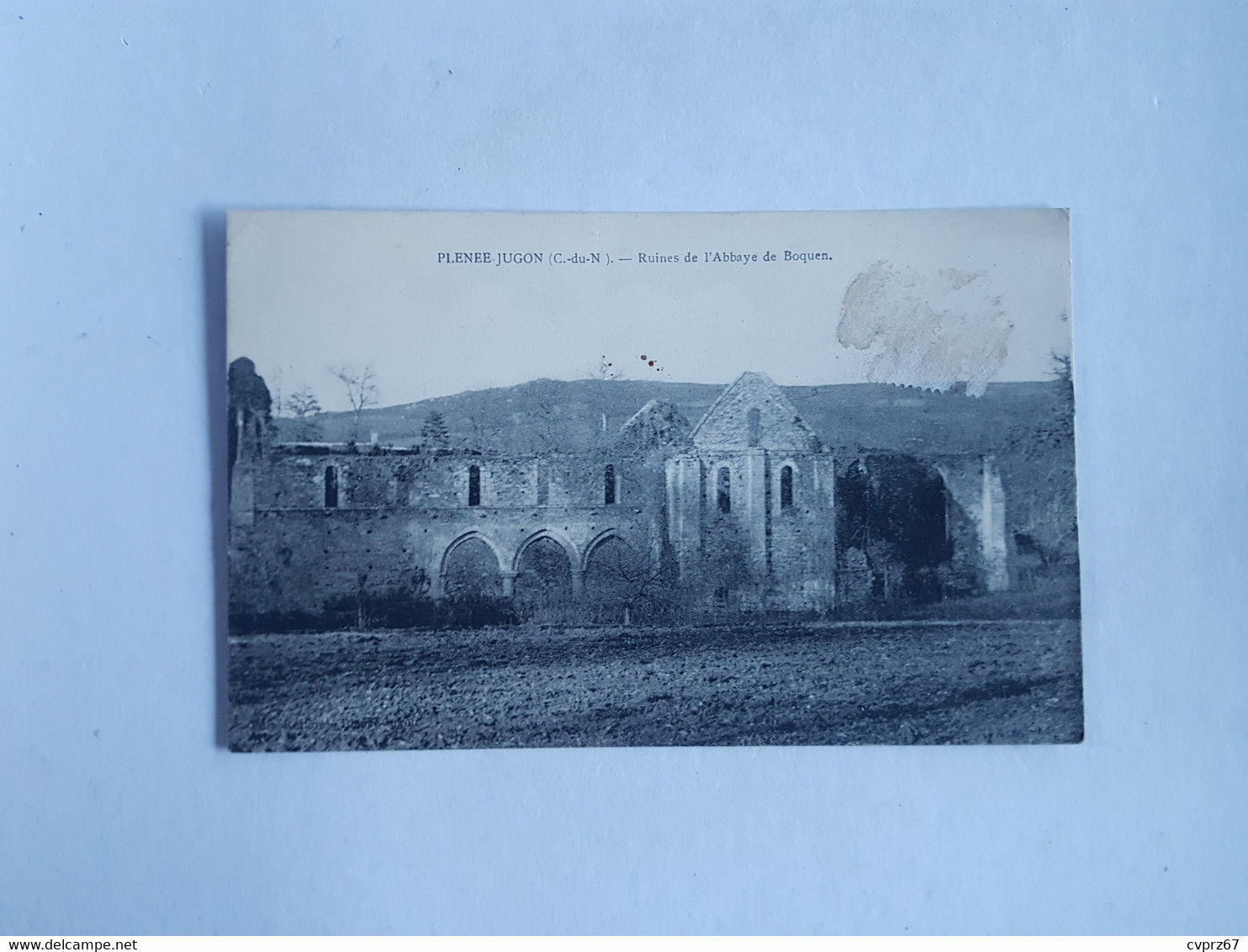 CPA Plenee Jugon 22, Ruines De L'abbaye De Boquen, 1930 - Plénée-Jugon