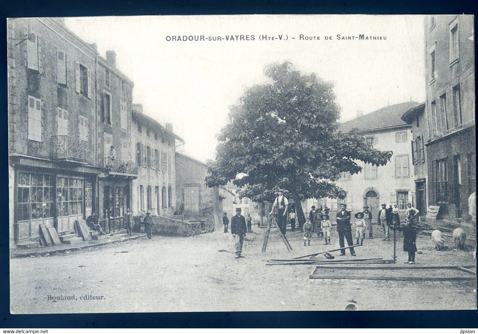 Cpa Du  87  Oradour Sur Vayres  Route De Saint Mathieu     AVR20-34 - Oradour Sur Vayres