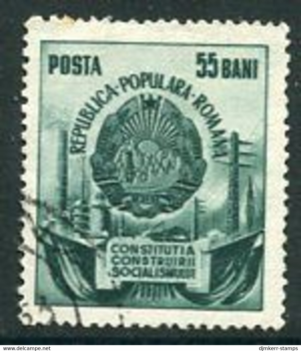 ROMANIA 1952 Socialist Constitution Used.  Michel 1415 - Gebruikt