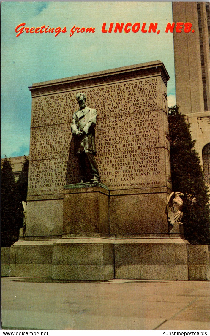 Nebraska Lincoln Statue Of Abraham Lincoln - Lincoln