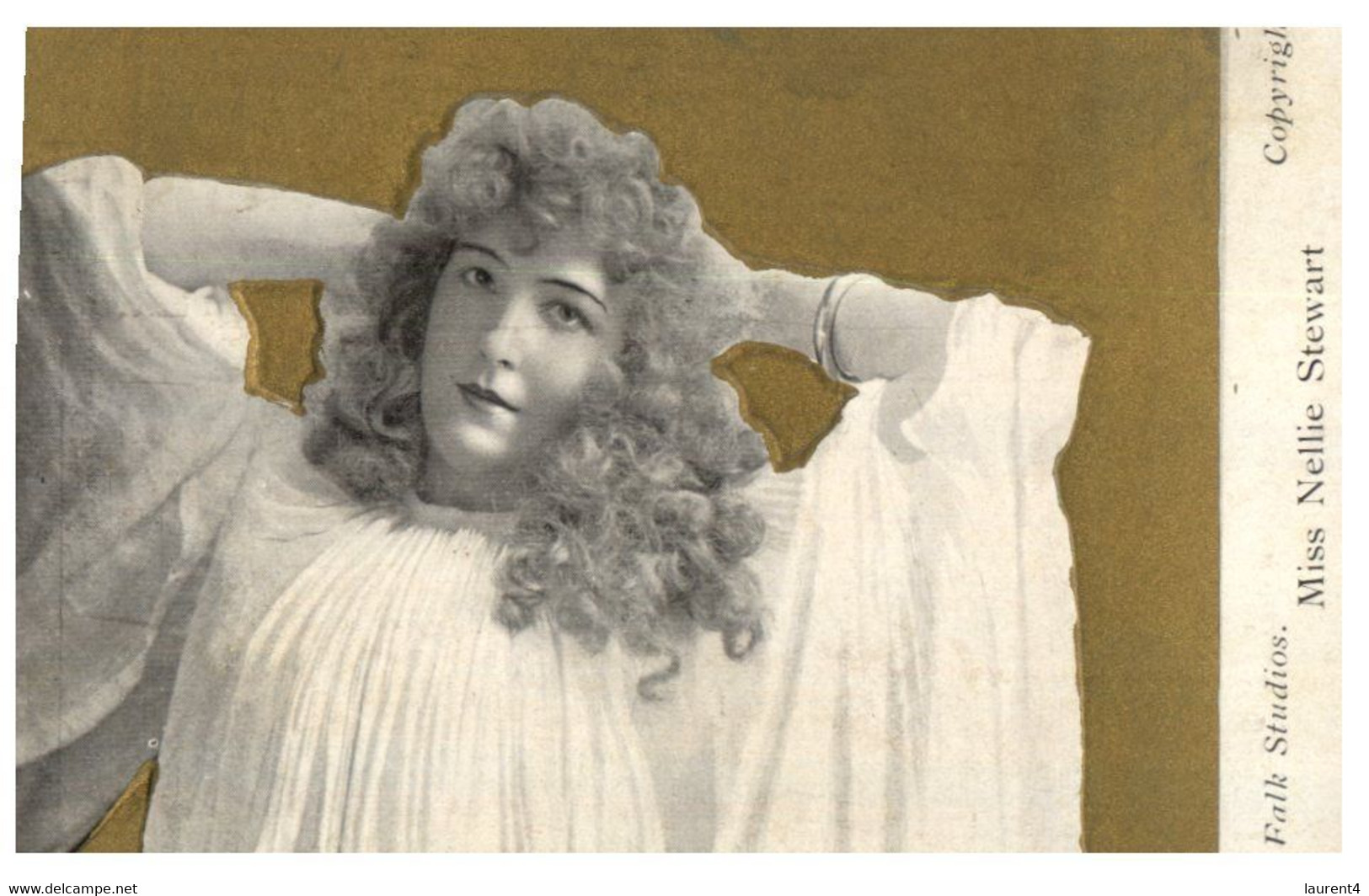 (Z 5) Very Old Postcard - UK ? - Miss Nellie Stewart - Actores