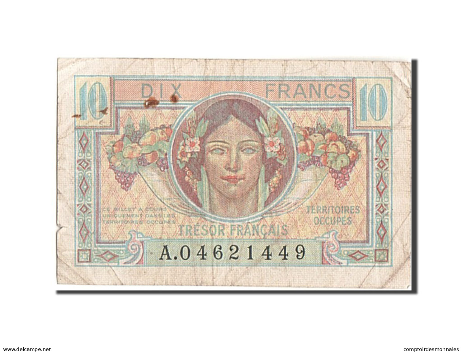 Billet, France, 10 Francs, 1947 French Treasury, 1947, 1947, TB+ - 1947 French Treasury