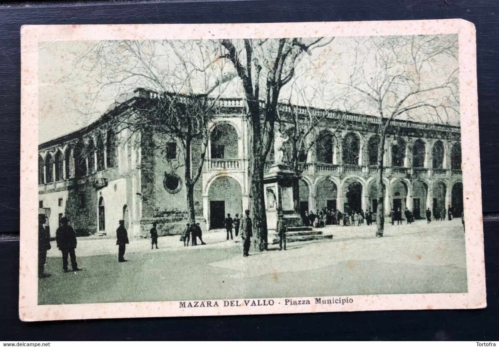 MAZARA DEL VALLO (TRAPANI)  PIAZZA MUNICIPIO 1929 - Mazara Del Vallo