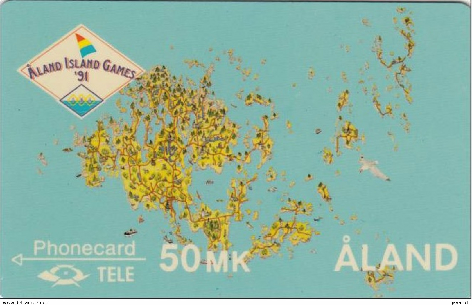 ALAND : ALA04 50 Map Of Aland (GPT 4FINB Ctrl) MINT - Aland