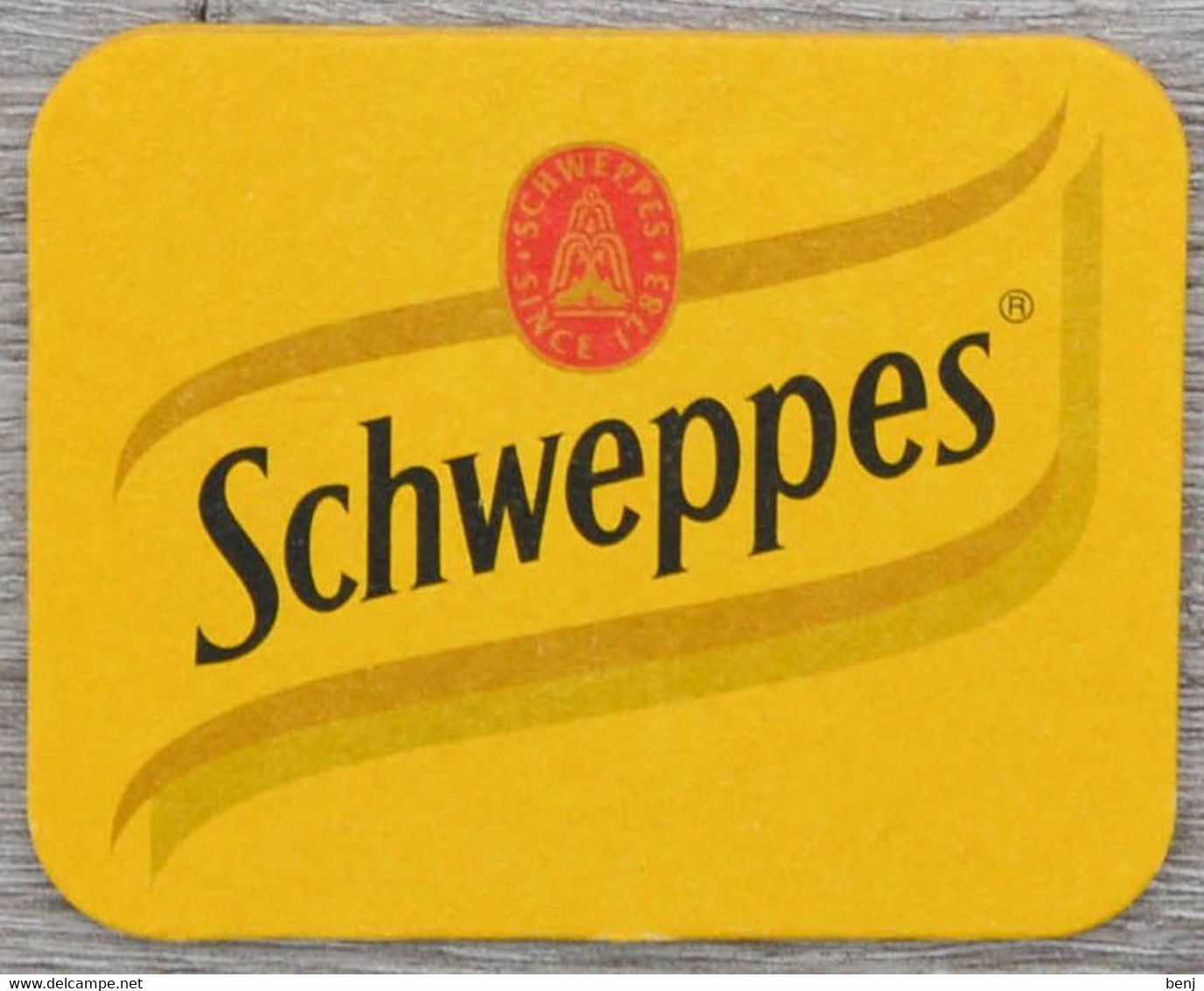 Sous-bock SCHWEPPES Bierdeckel Bierviltje Coaster (N) - Portavasos