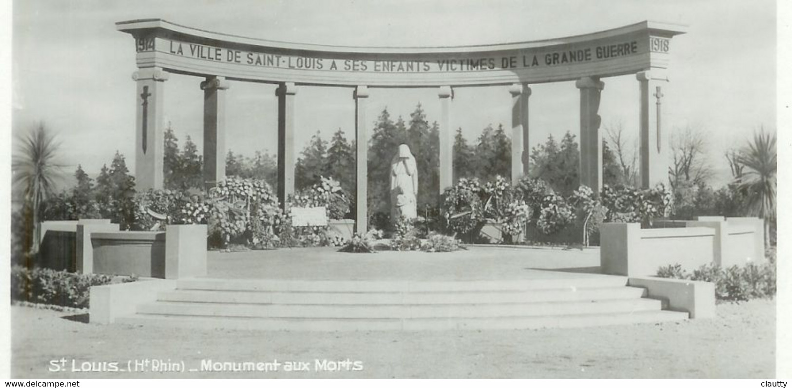 Cpa 68 Saint Louis , Ww1, Le Monument Aux Morts , Non Voyagée - Saint Louis