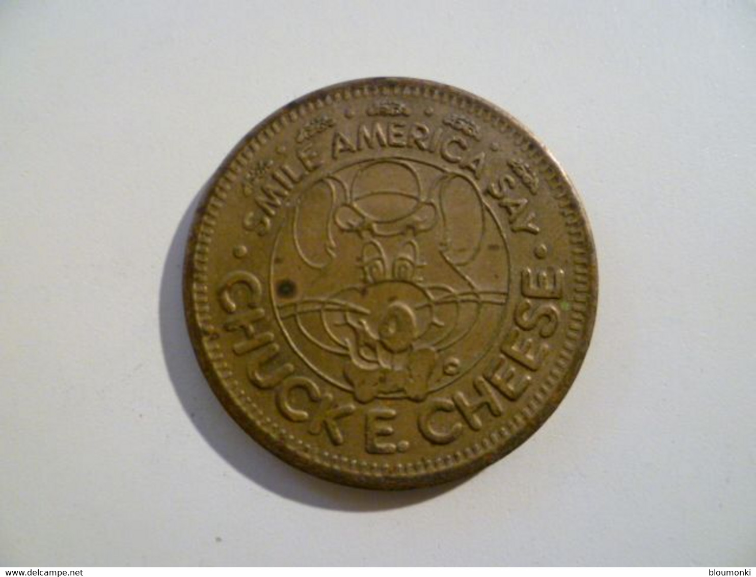 Jeton Médaille  / Etats Unis / USA Coins / Chuck E Cheese / 25c In Pizza We Trust 1988 - Firmen