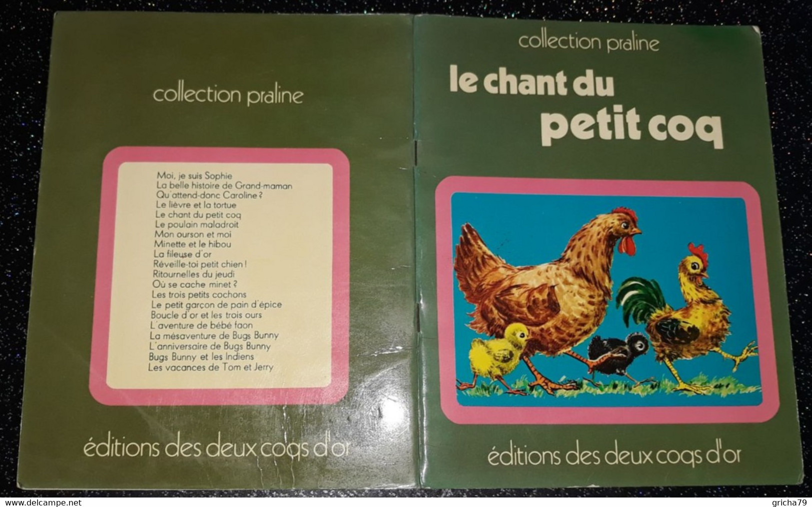 LIVRE POUR ENFANT - LE CHANT DU PETIT COQ PAR M PAGE - Casterman