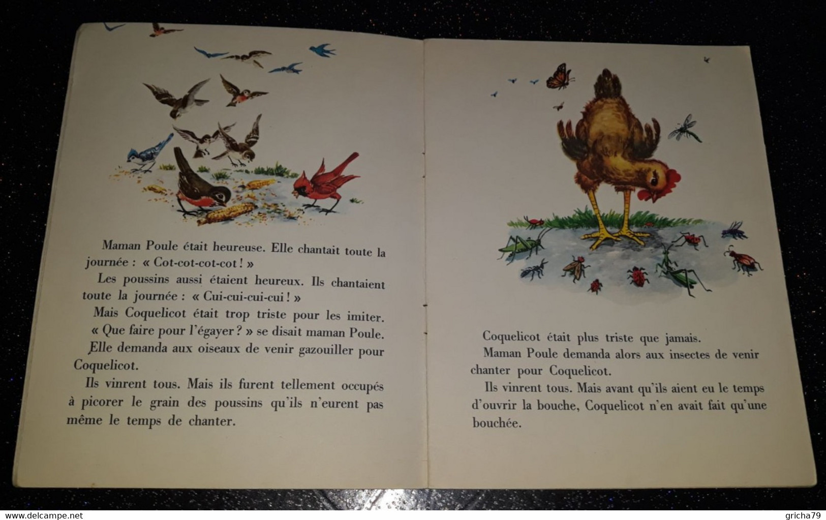 LIVRE POUR ENFANT - LE CHANT DU PETIT COQ PAR M PAGE - Casterman