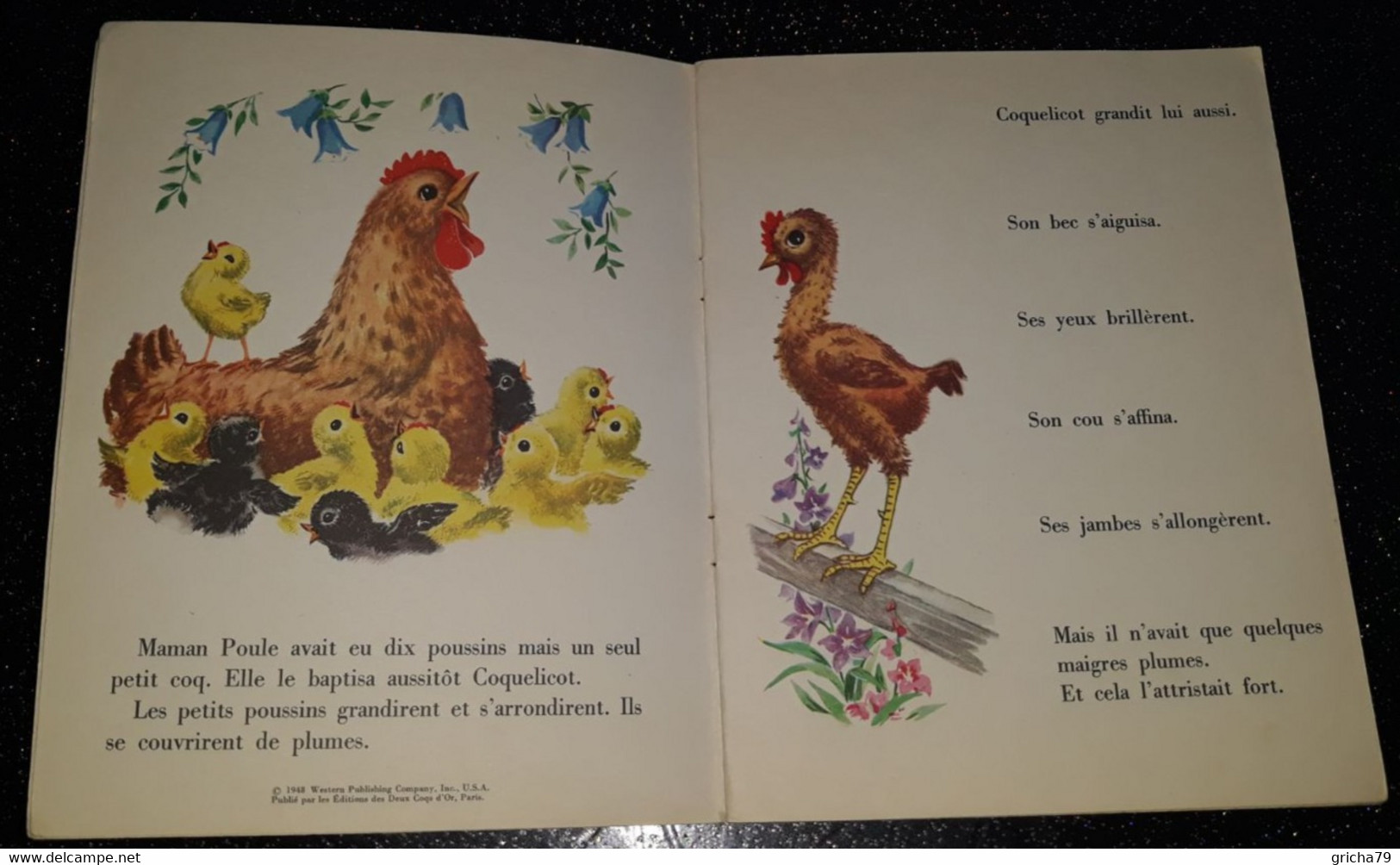 LIVRE POUR ENFANT - LE CHANT DU PETIT COQ PAR M PAGE - Casterman