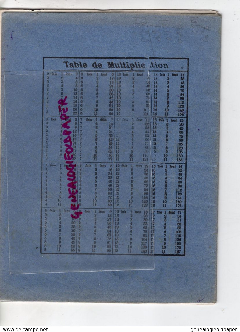 87- ORADOUR SUR VAYRES- LA CONTIE- RARE CAHIER ECOLE COMMUNALE- RENEE LARRET -  LEMOVIX E.F. 1946 - Andere & Zonder Classificatie