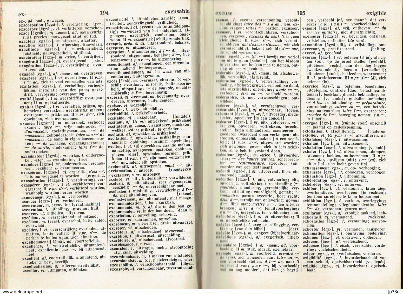 Kramer's Fransch Woordenboek, Twaalfde Druk, Den Haag G.B. Van Goor Zonen (1932) In Perfekte Staat ! - Dictionaries