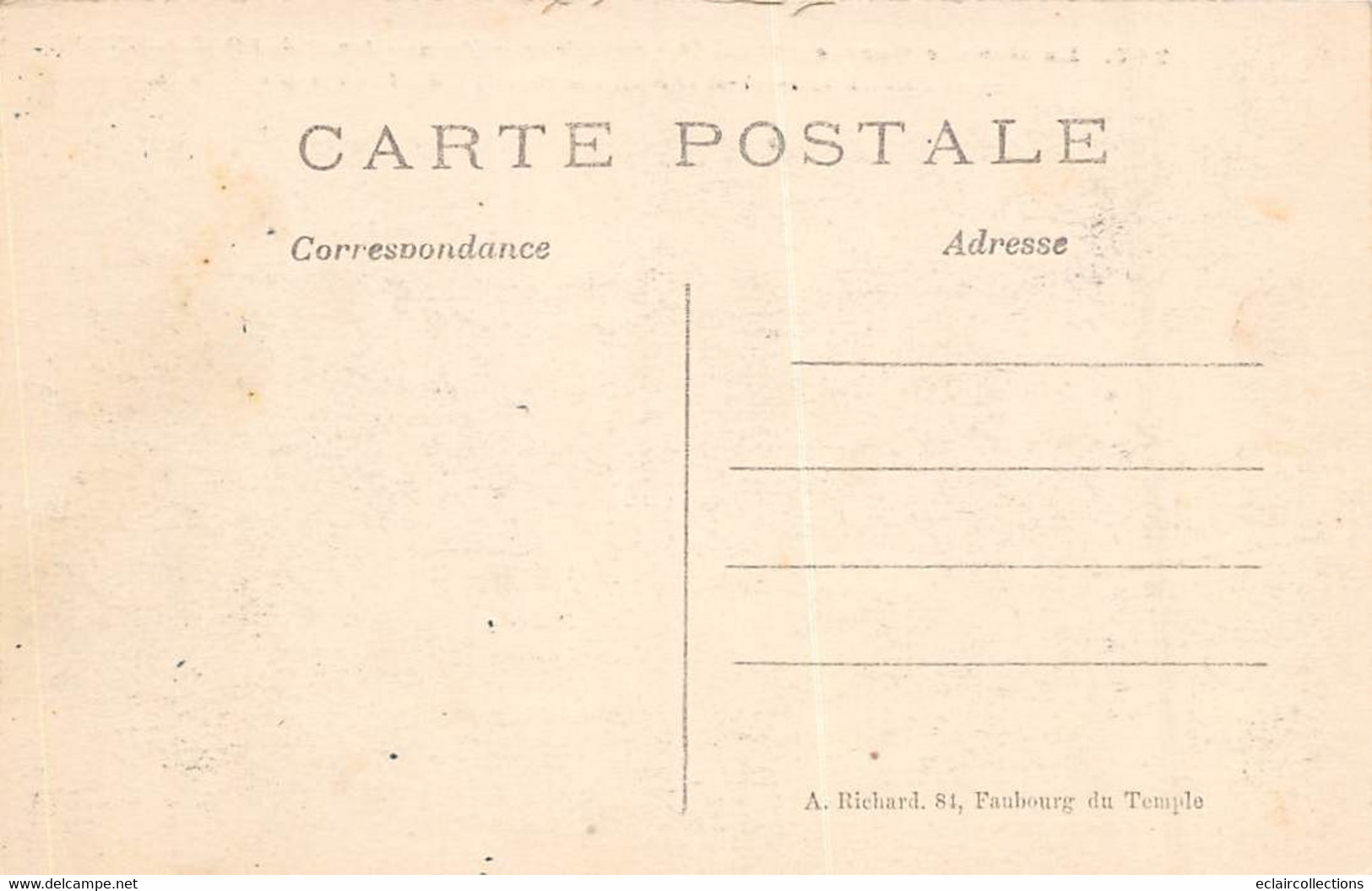 Port-à-Binson       51        Guerre 14/18 .  Bombardé . La Poste Détruite           (voir Scan) - Autres & Non Classés