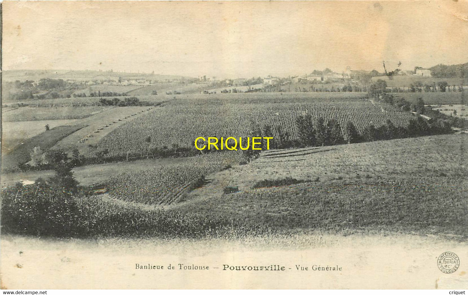 31 Pouvourville, Vue Générale, écrite 1917 - Other & Unclassified