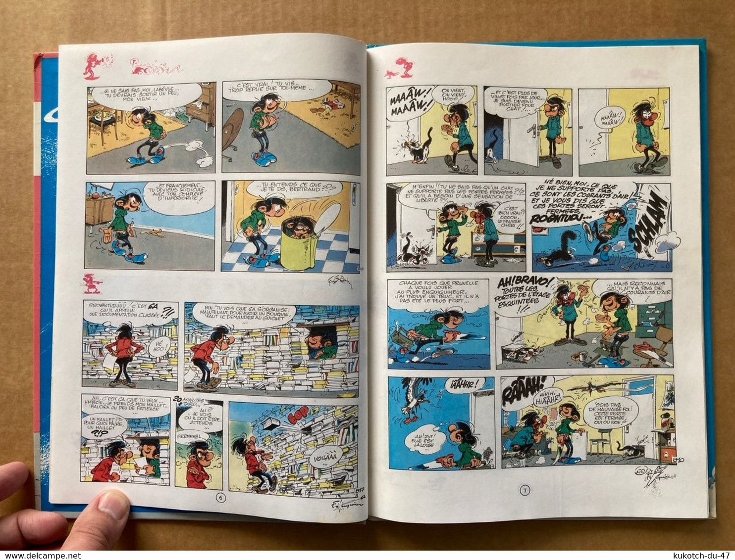 BD Gaston - Le géant de la gaffe - Franquin (1982)