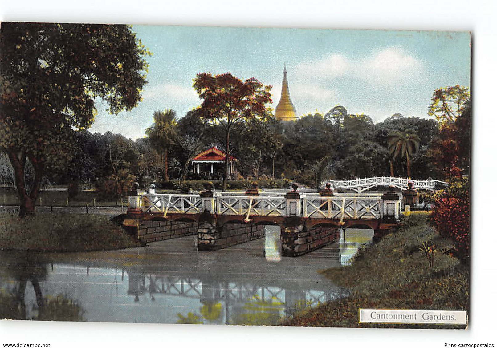 CPA Birmanie Rangoon - Cantonment Gardens - Myanmar (Burma)