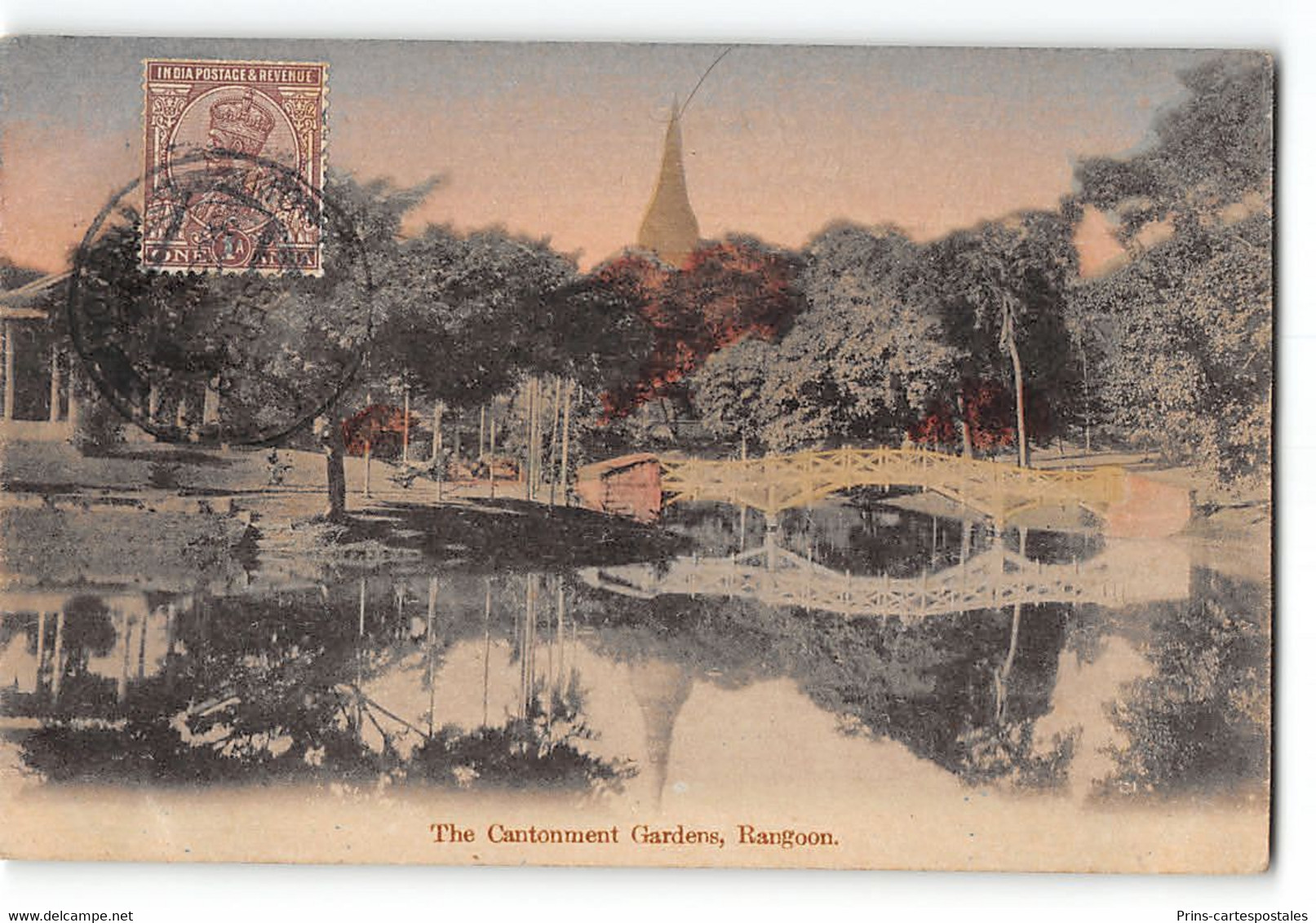 CPA Birmanie Rangoon - The Cantonment Gardens - Myanmar (Burma)