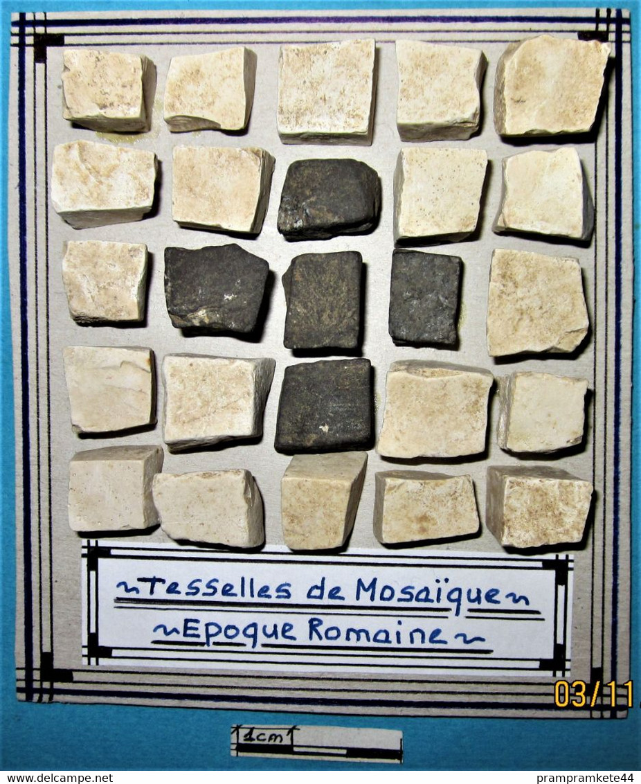 Lot De Grosses Tesselles De Mosaïque. Epoque Romaine. - Arqueología