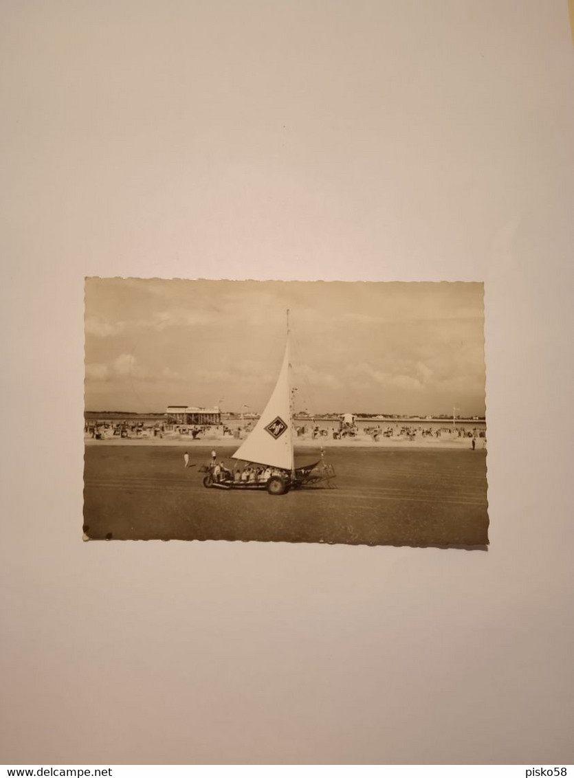 GERMANIA-SCHLESWING H.-ST.PETER-ORDING-STRANDSEGLER AUF DER SANDBANK-FP-1962 - St. Peter-Ording