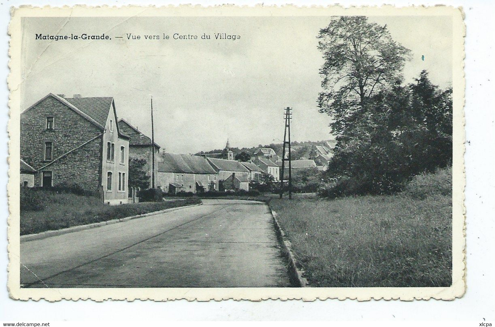 Matagne La Grande Vue Le Centre Du Village ( Coin Plié ) - Doische