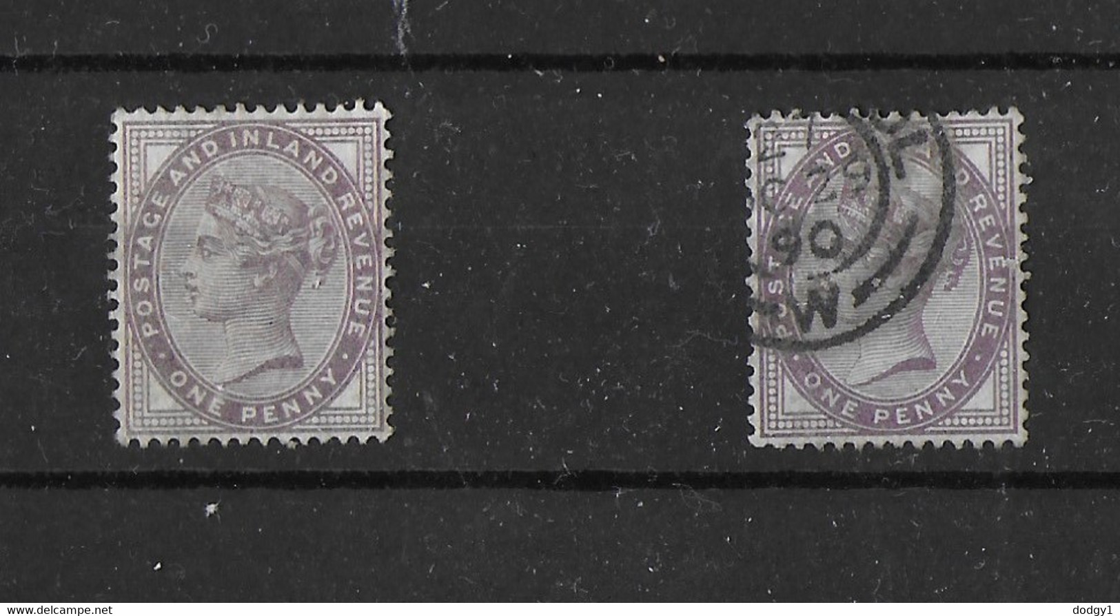 GB 1881 1d MAUVE. SG 174  MOUNTED MINT & USED   Ch1 - Nuovi