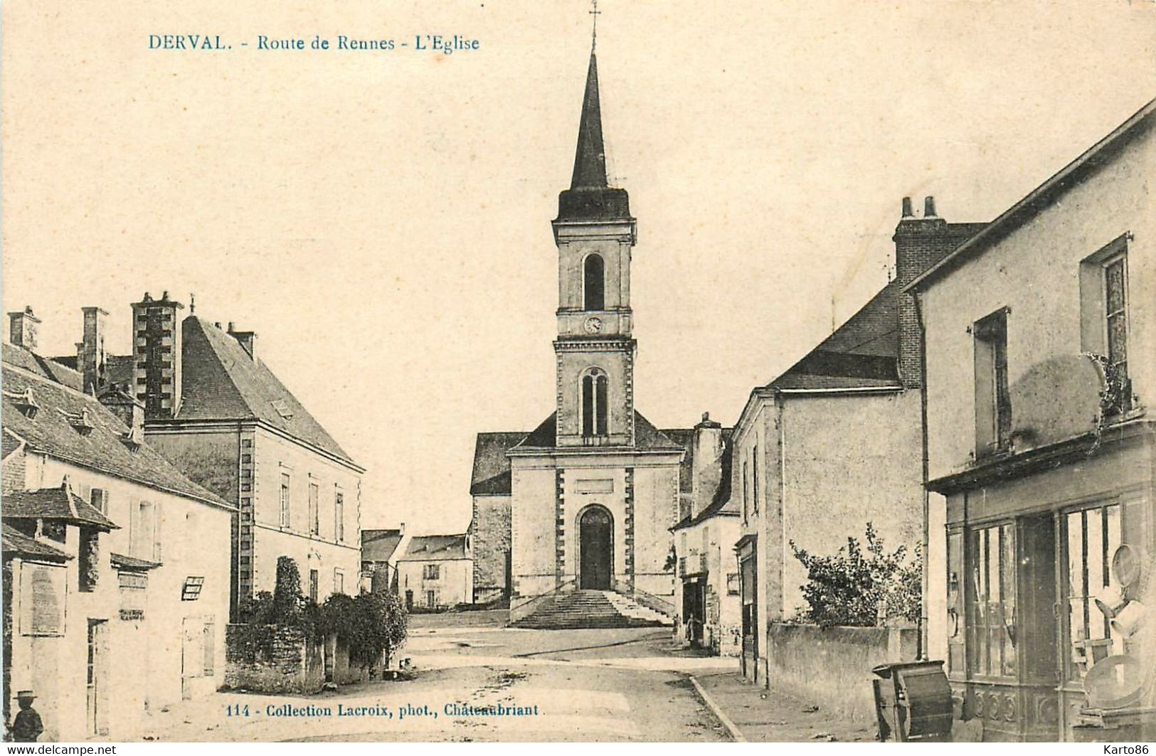 Derval * Route De Rennes * L'église De La Commune - Derval