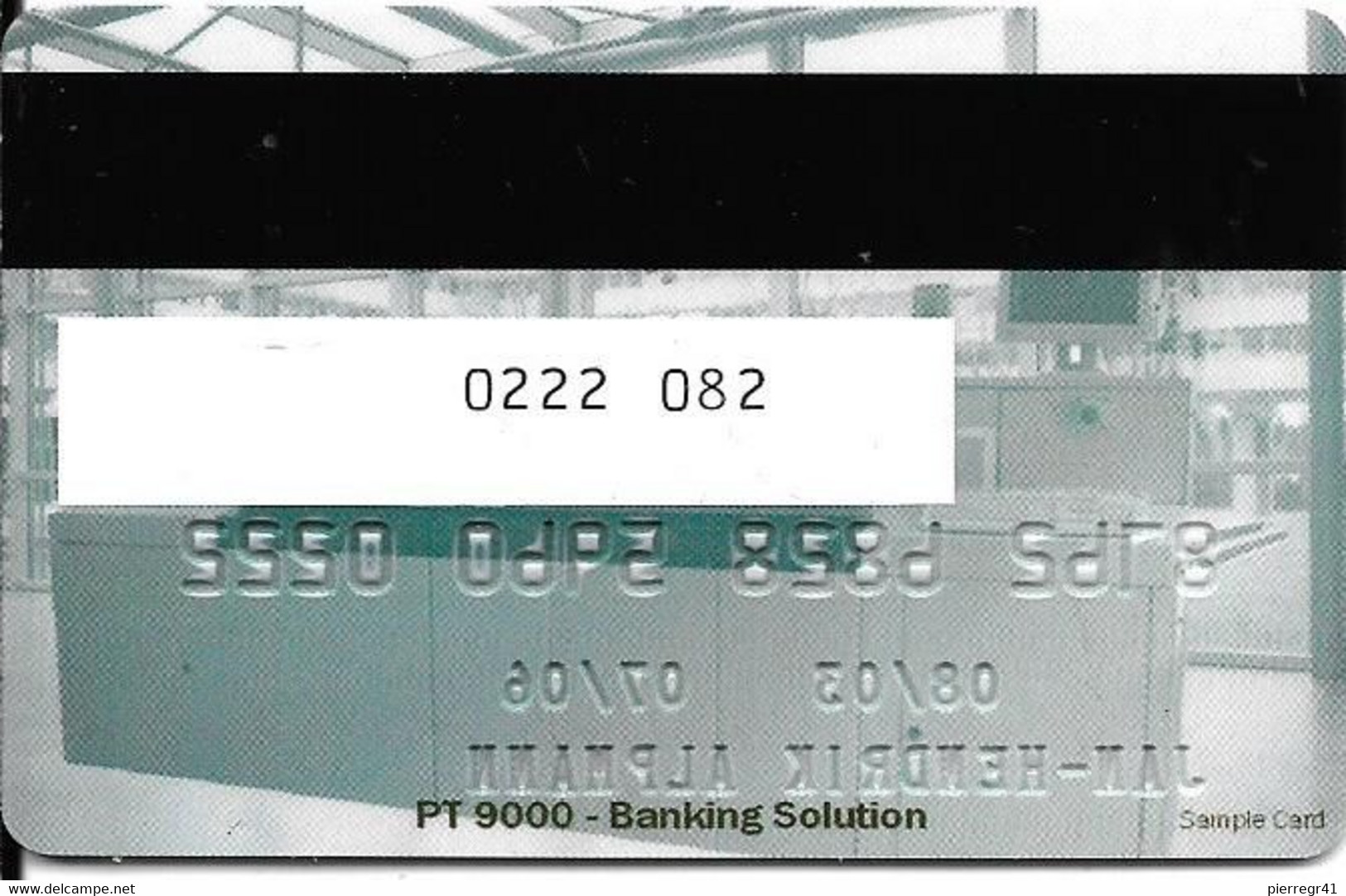 -CARTE-PUCE-MAGNETIQUE-Allemagne-CB-BANQUE BOWE CARDTEC-2003-BOWE ORANGE CARD-Modele-Plastic Epais Glacé-TBE-RARE - Vervallen Bankkaarten