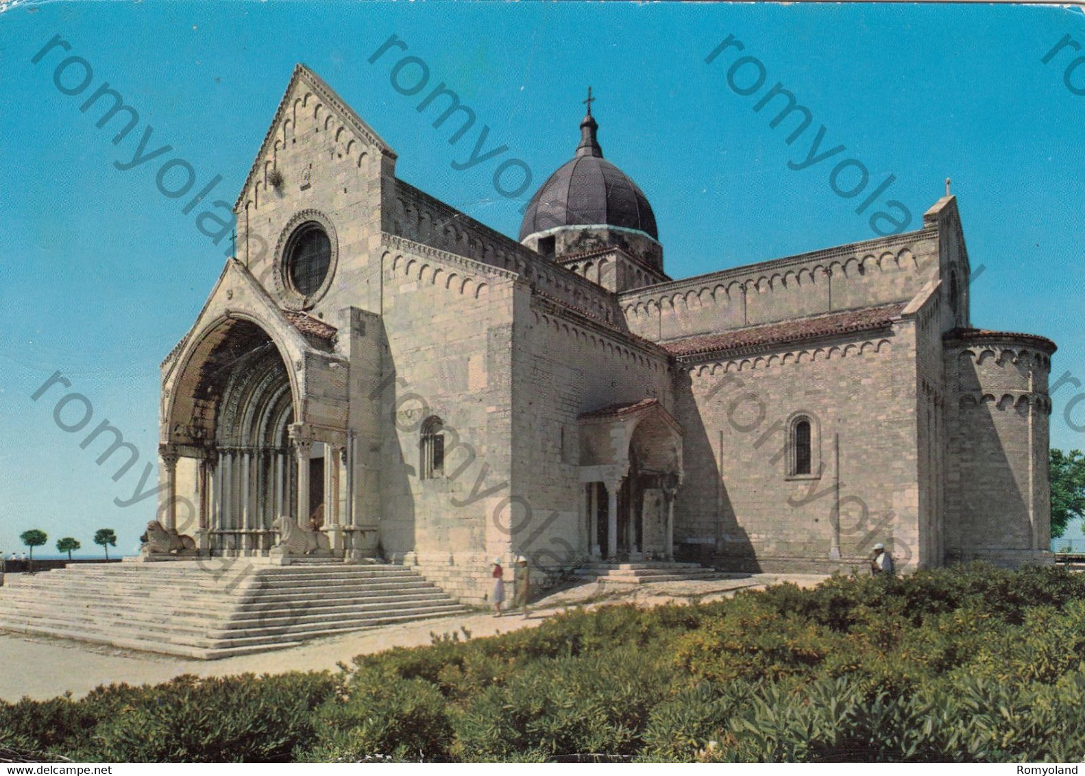 CARTOLINA  ANCONA,MARCHE,CATTEDRALE DI S,CIRIACO,STORIA,MEMORIA,CULTURA,RELIGIONE,BELLA ITALIA,VIAGGIATA 1967 - Ancona