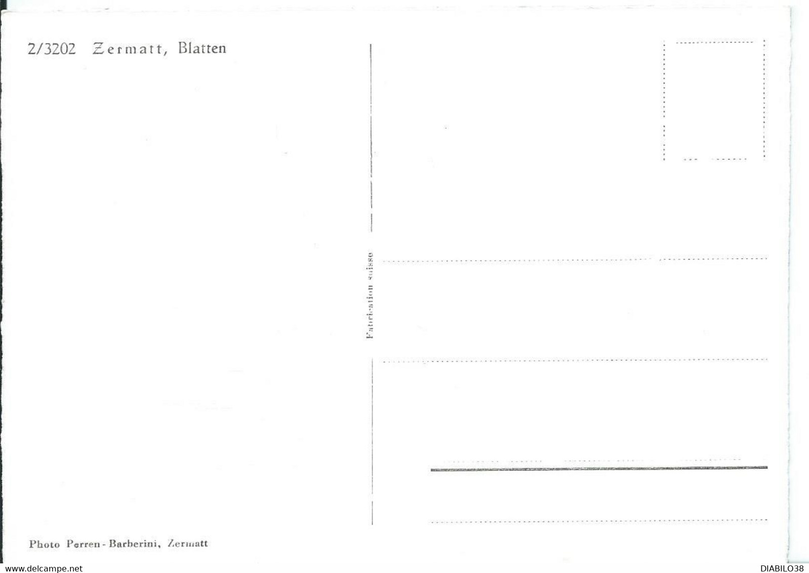 ZERMATT  ( SUISSE )   BLATTEN - Blatten