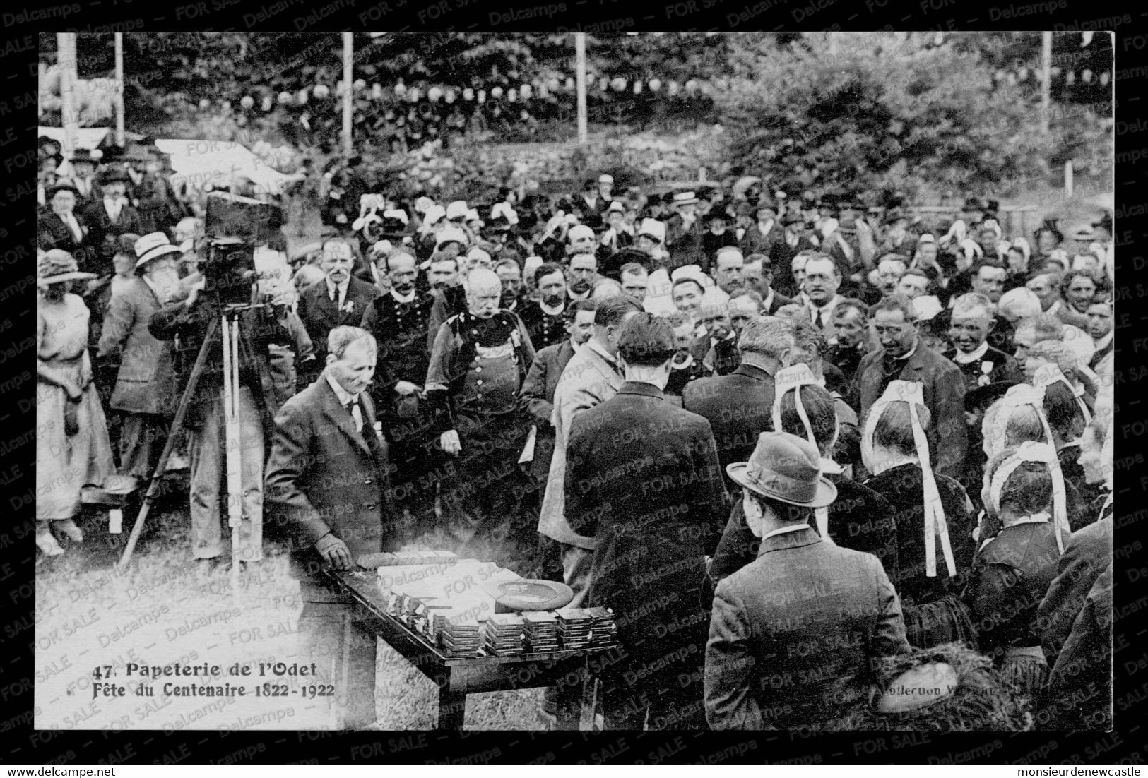 Ergué-Gabéric – Papeterie De L’Odet - Fête Du Centenaire 1922 (Ed. Villard). Carte Nᵒ 47. - Ergué-Gabéric