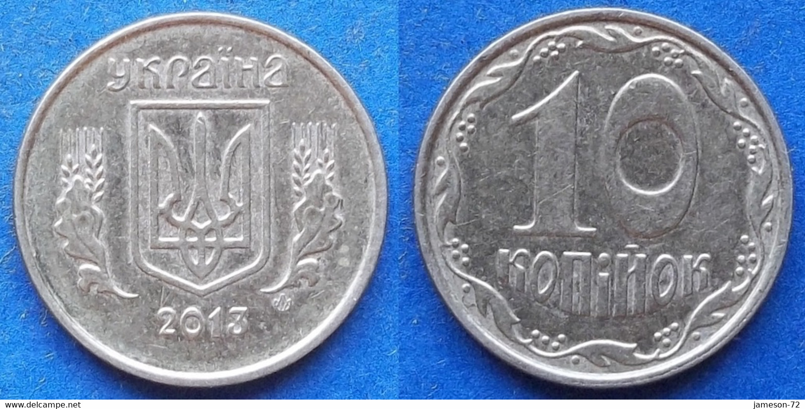 UKRAINE - 10 Kopiyok 2013 KM# 1.1b Reform Coinage (1996) - Edelweiss Coins - Ucrania