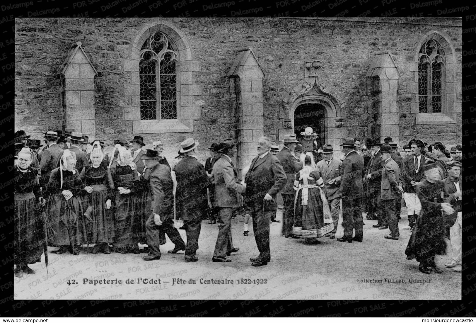 Ergué-Gabéric – Papeterie De L’Odet - Fête Du Centenaire 1922 (Ed. Villard). Carte Nᵒ 42. - Ergué-Gabéric